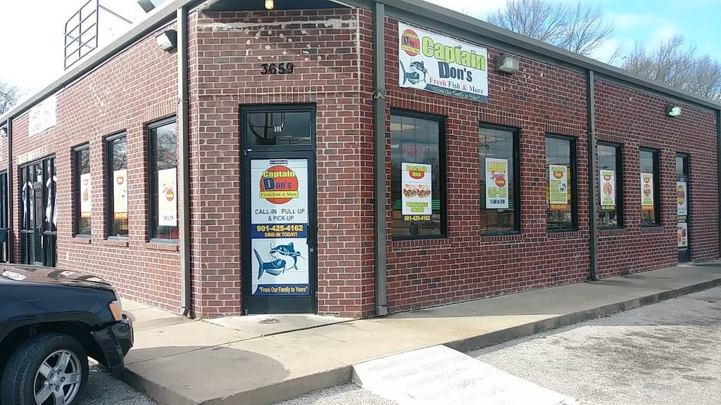 Captain Dons. Fresh Fish &More | restaurant | 3659 N Watkins St, Memphis, TN 38127, USA | 9014254162 OR +1 901-425-4162