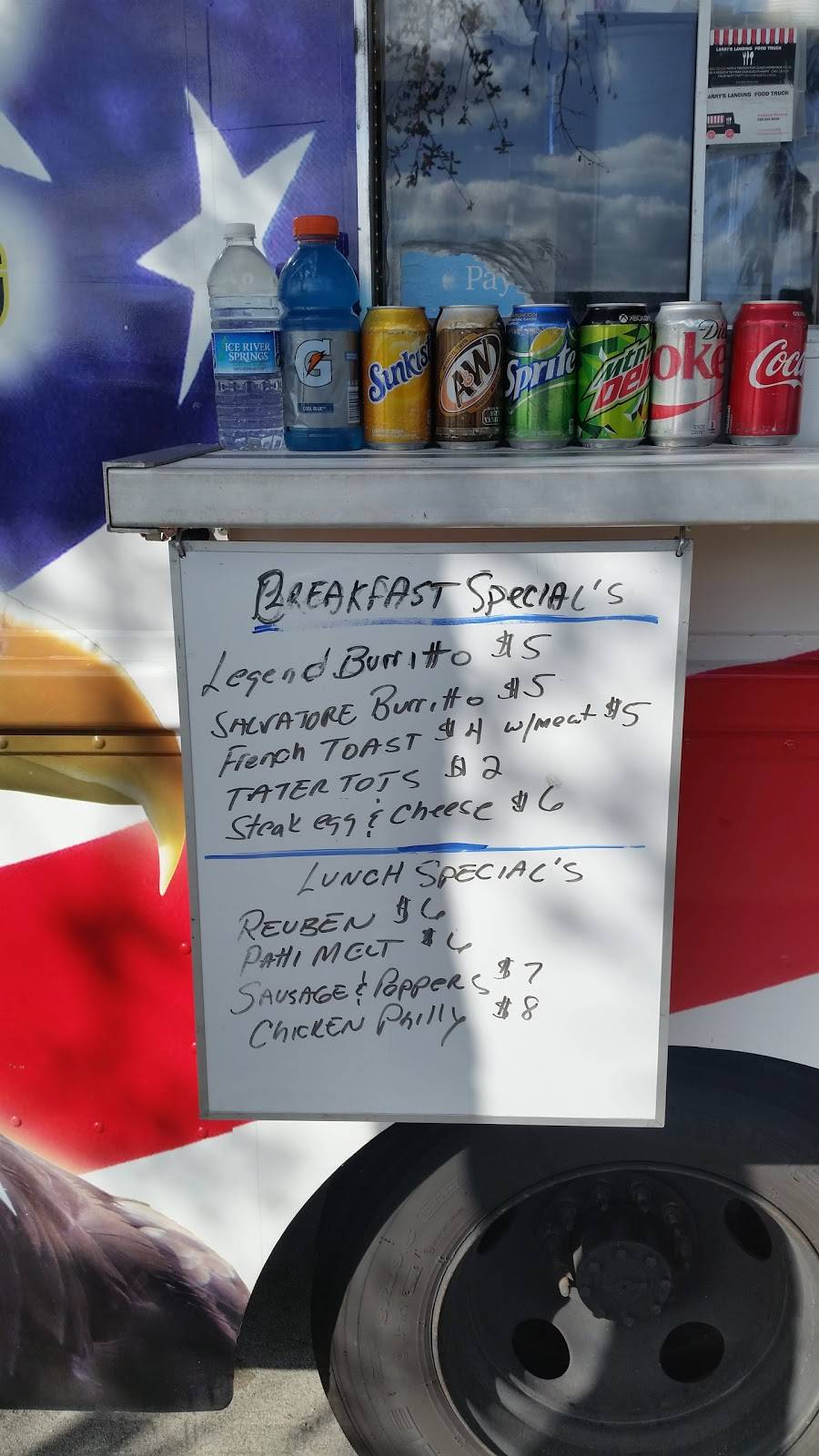 Larrys Landing Food Truck | restaurant | 3584 SW Armellini Ave, Palm City, FL 34990, USA | 2392859520 OR +1 239-285-9520