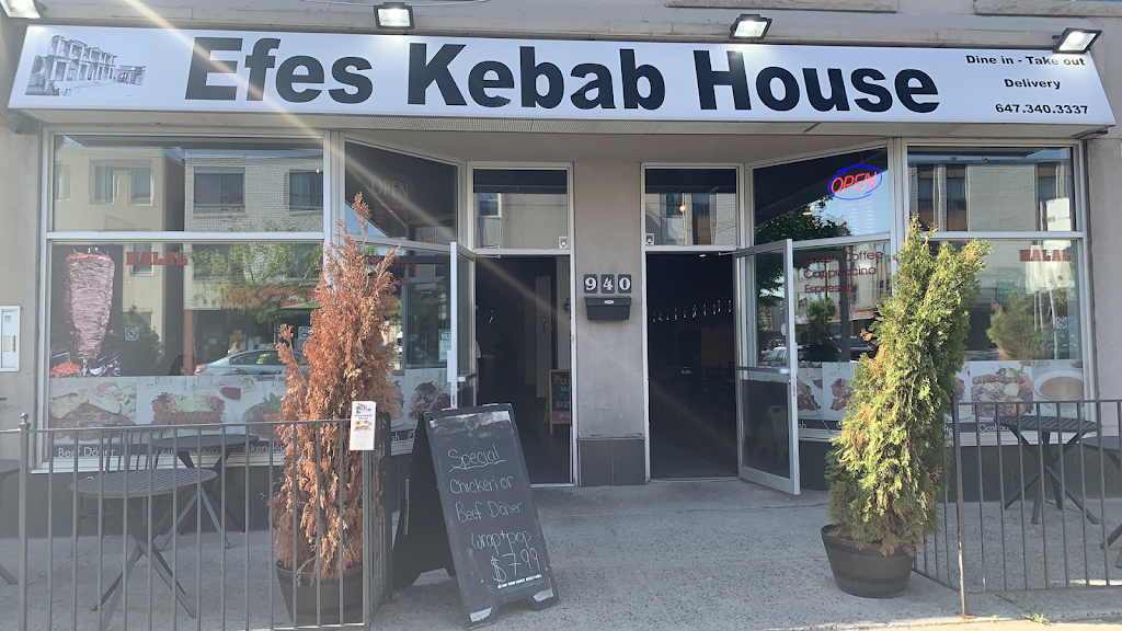 Efes Kebab House | restaurant | 940 Danforth Ave, Toronto, ON M4J 1L9, Canada | 6473403337 OR +1 647-340-3337