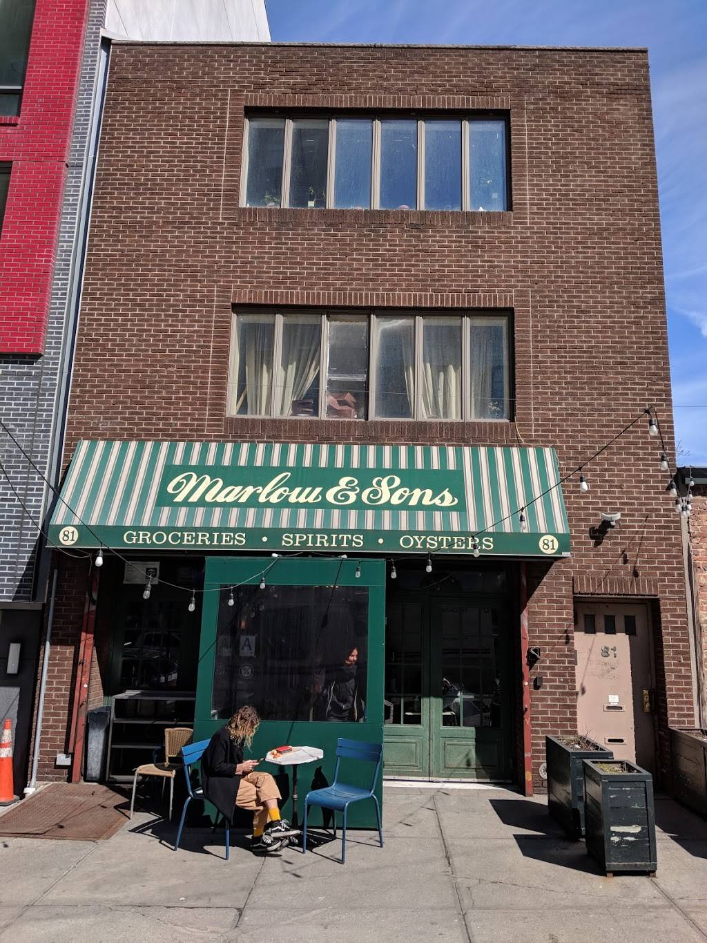 Marlow & Sons | restaurant | 81 Broadway, Brooklyn, NY 11249, USA | 7183841441 OR +1 718-384-1441