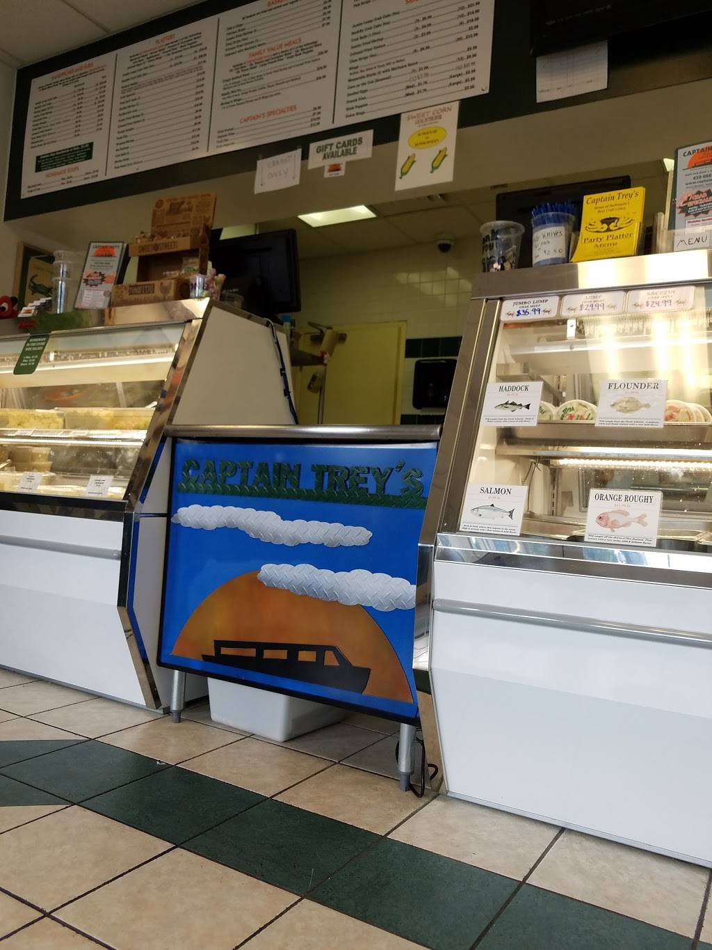 Captain Treys Crabs & Seafood Carry Out | restaurant | 10625 York Rd, Cockeysville, MD 21030, USA | 4106664646 OR +1 410-666-4646