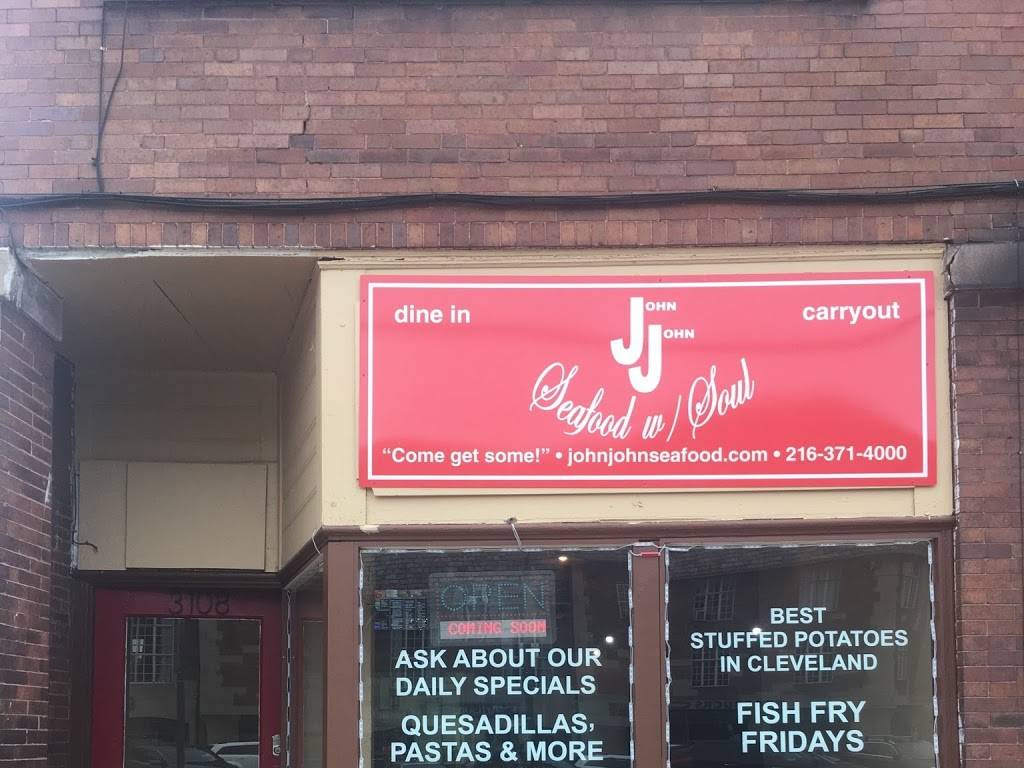 John John Seafood | restaurant | 3108 Mayfield Rd, Cleveland Heights, OH 44118, USA | 2163714000 OR +1 216-371-4000