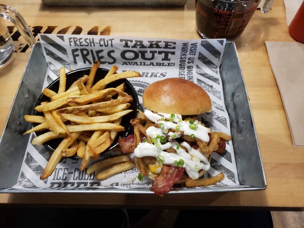 The WORKS Gourmet Burger Bistro | restaurant | 2245 Bloor St W, Toronto, ON M6S 1N8, Canada | 6477487666 OR +1 647-748-7666