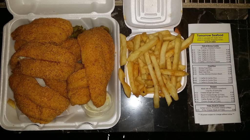 Tomorrow Seafood | restaurant | 3200 S Lancaster Rd #742, Dallas, TX 75216, USA | 2143719003 OR +1 214-371-9003