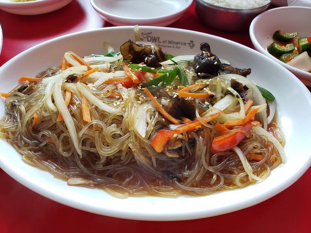 The Famous Owl of Minerva | restaurant | 129 Pedersen Dr Unit 4 & 5, Aurora, ON L4G 6V5, Canada | 9055037275 OR +1 905-503-7275