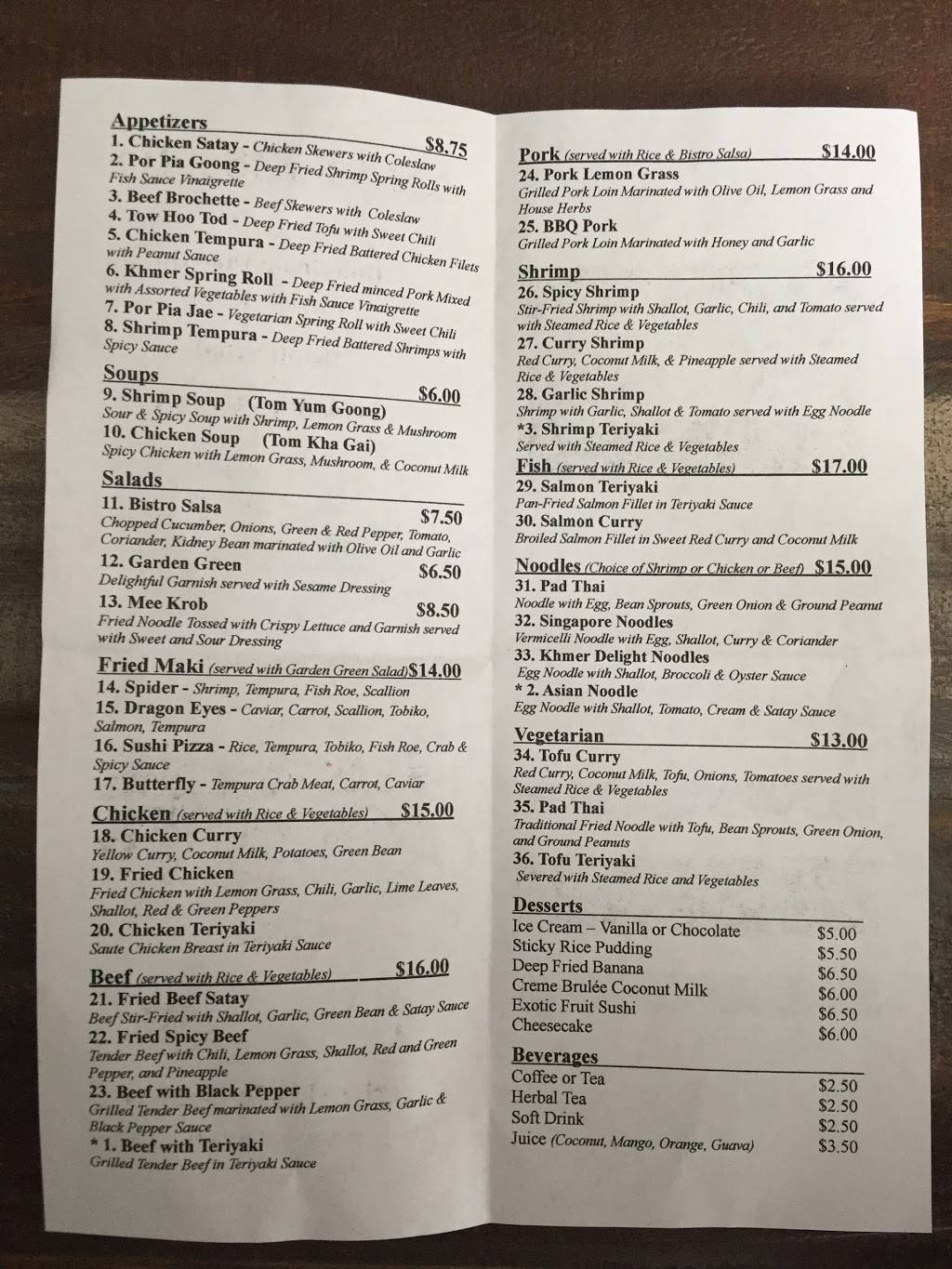 Asian Bistro | restaurant | 646 Principale St, Casselman, ON K0A 1M0, Canada | 6137642999 OR +1 613-764-2999