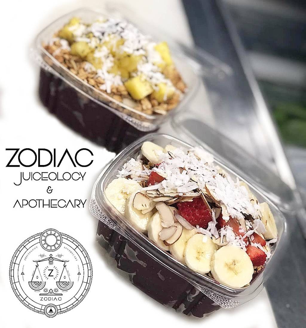 Zodiac Juiceology & Apothecary | restaurant | 239 N Citrus Ave, Covina, CA 91723, USA | 6269153355 OR +1 626-915-3355