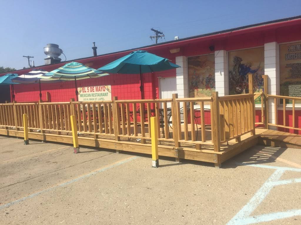 El 5 de Mayo | restaurant | 815 Main St, Lapel, IN 46051, USA | 7655344441 OR +1 765-534-4441