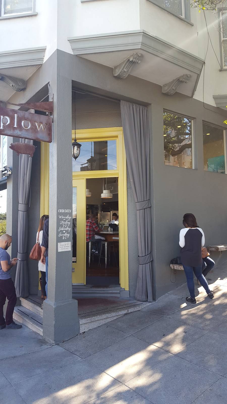 Plow | restaurant | 1299 18th St, San Francisco, CA 94107, USA | 4158217569 OR +1 415-821-7569