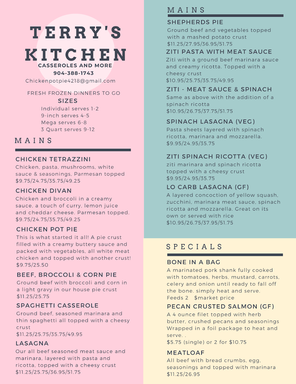 Terrys Kitchen | meal takeaway | 4218 St Johns Ave, Jacksonville, FL 32210, USA | 9043881743 OR +1 904-388-1743