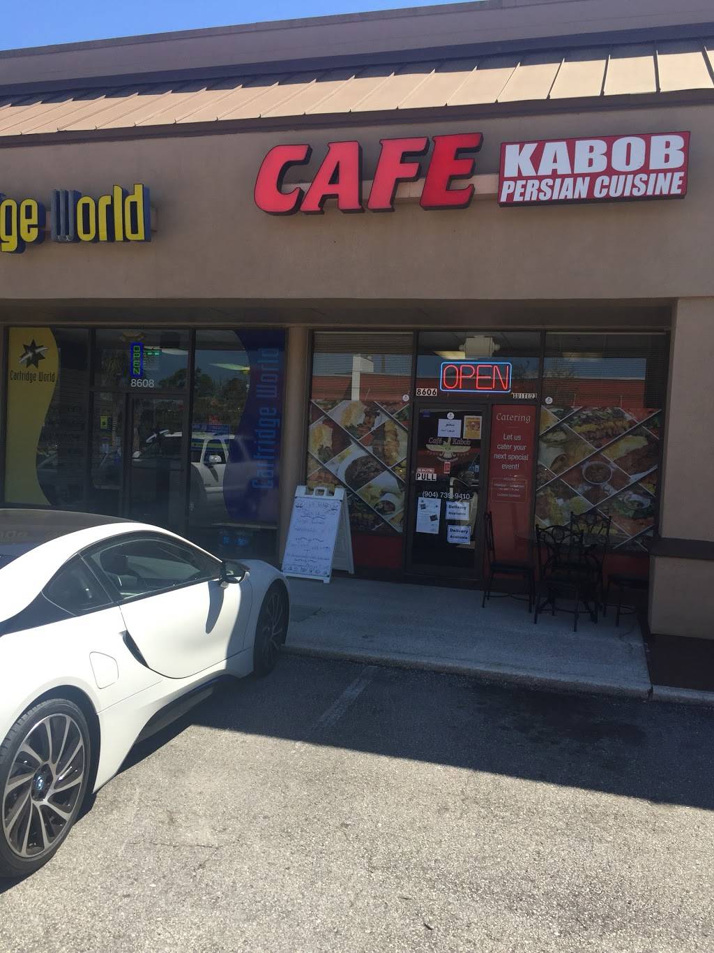 Café Kabob | restaurant | 8600 Baymeadows Rd Suite 23, Jacksonville, FL 32256, USA | 9047399410 OR +1 904-739-9410