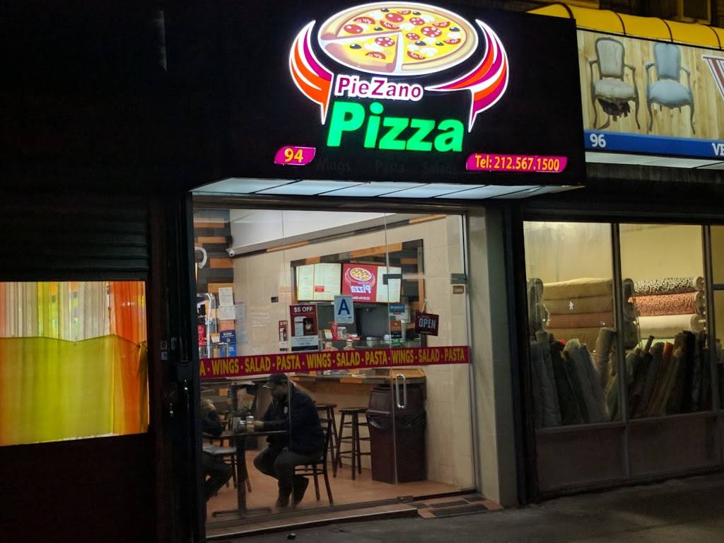 Pie-Zano Pizza | restaurant | 94 Nagle Ave, New York, NY 10040, USA | 2125671500 OR +1 212-567-1500
