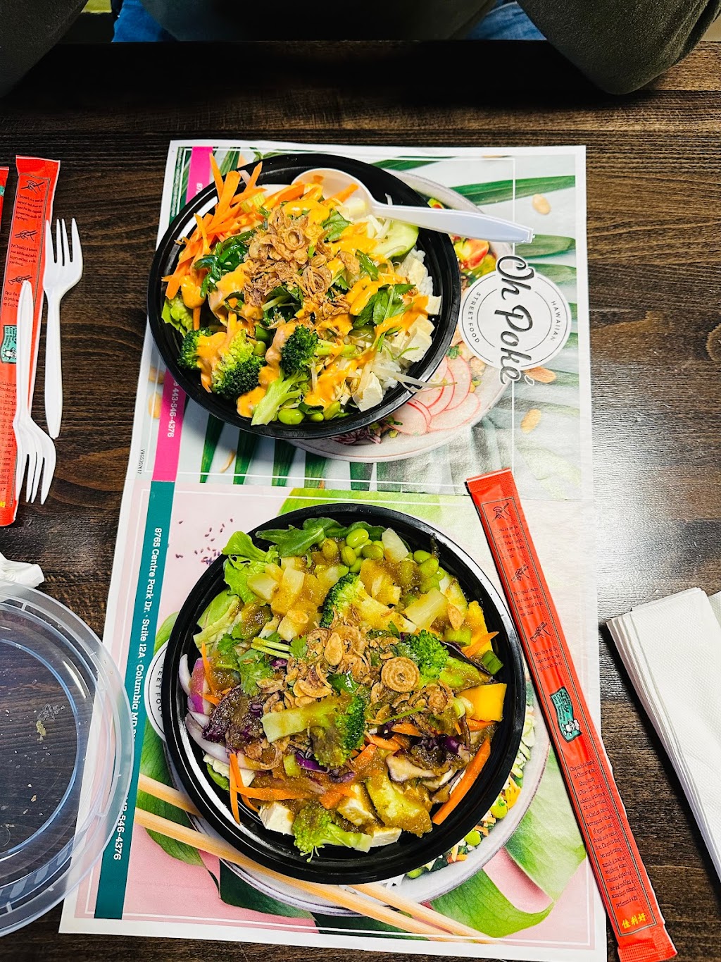 Oh Poke | restaurant | 8765 Centre Park Dr Suite 12A, Columbia, MD 21045, USA | 4435464376 OR +1 443-546-4376