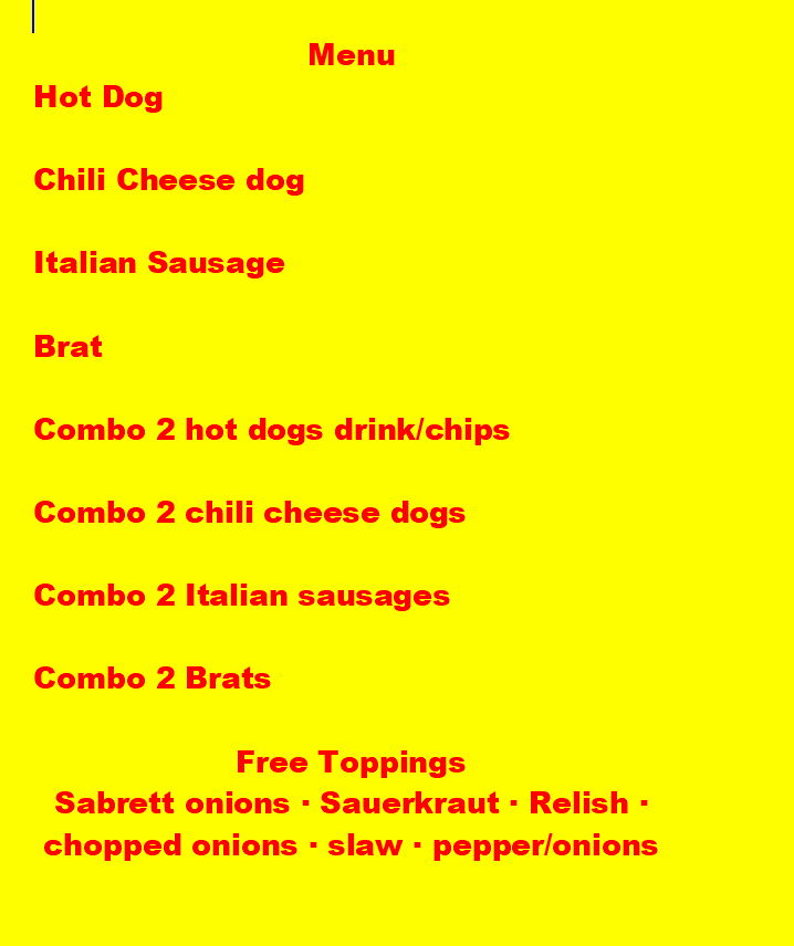 Big T hot dogs | meal takeaway | Parking Lot, 3545 US-17 BUS, Murrells Inlet, SC 29576, USA | 8436400008 OR +1 843-640-0008