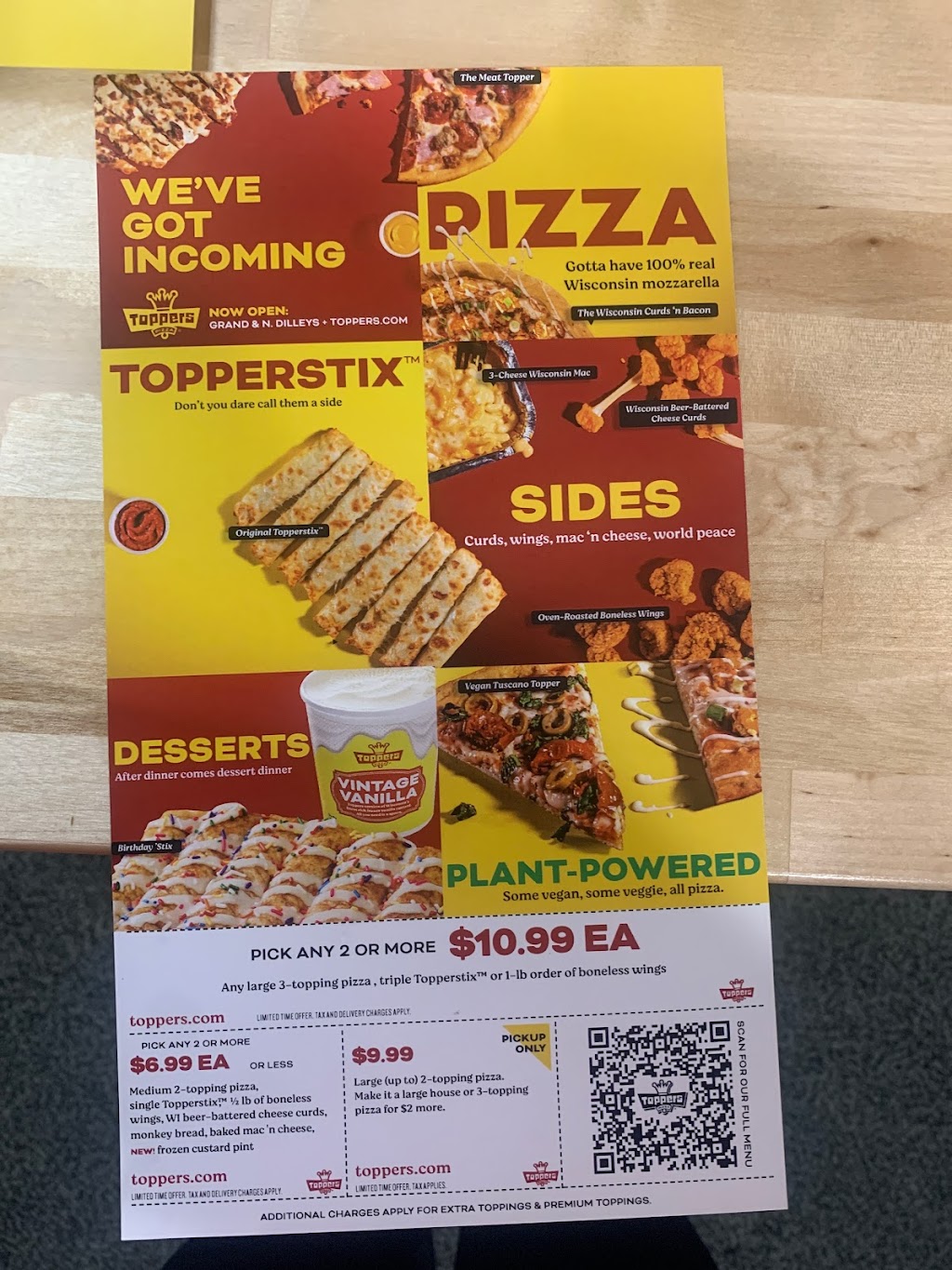 Toppers Pizza | restaurant | 5572 Grand Ave Unit 3, Gurnee, IL 60031, USA | 2244802900 OR +1 224-480-2900