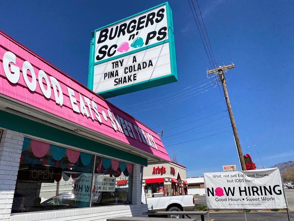 Burgers & Scoops | restaurant | 808 S Main St, Brigham City, UT 84302, USA | 4357238500 OR +1 435-723-8500