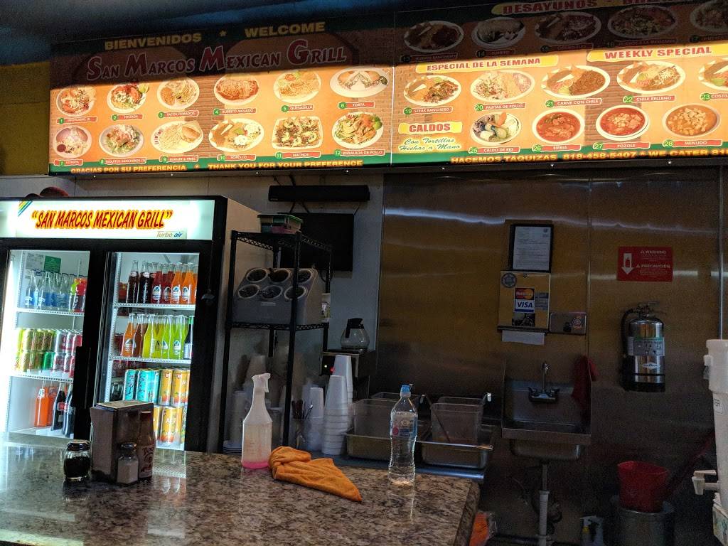 San Marcos Mexican Grill | restaurant | 5937 Hazeltine Ave, Van Nuys, CA 91401, USA | 8187812368 OR +1 818-781-2368
