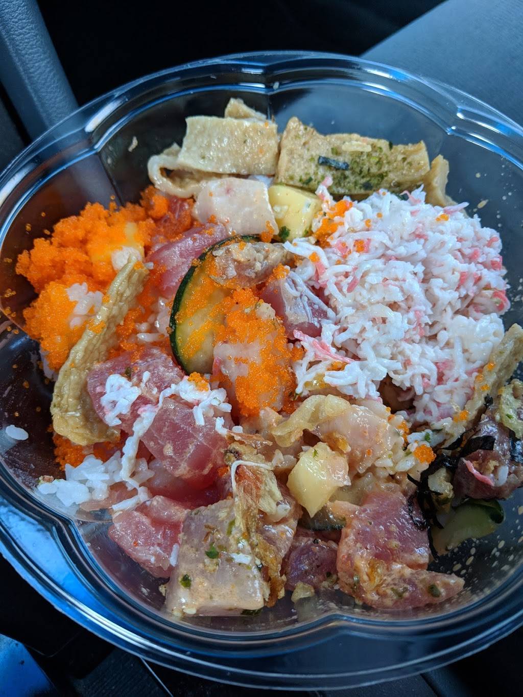 Pokeholics | restaurant | 19929 Stevens Creek Blvd, Cupertino, CA 95014, USA | 6505563876 OR +1 650-556-3876