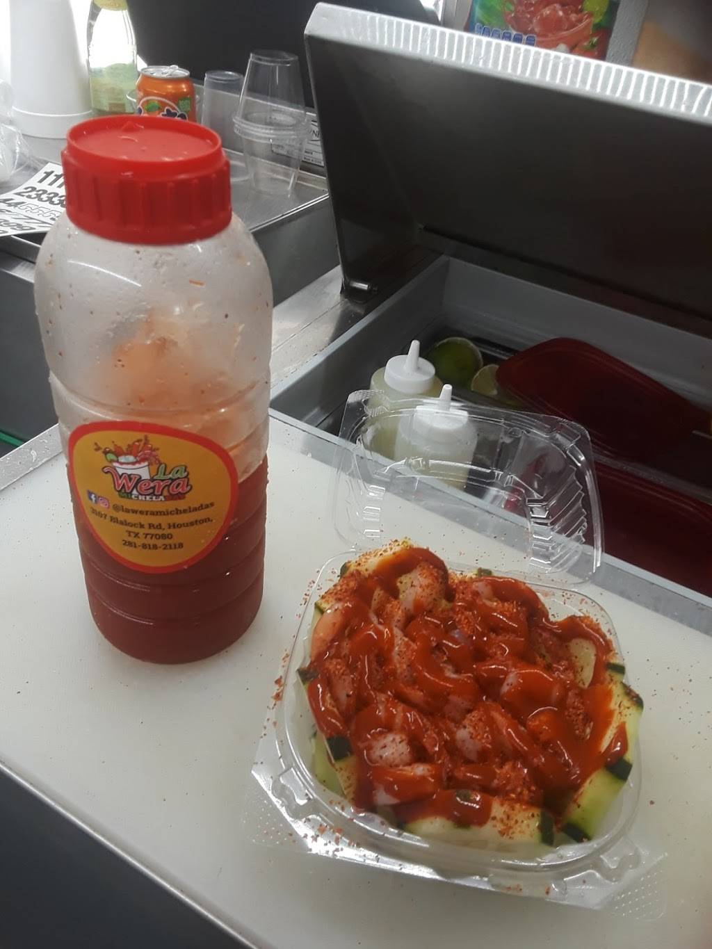 La Wera Micheladas | restaurant | 3107 Blalock Rd, Houston, TX 77080, USA | 2818182118 OR +1 281-818-2118