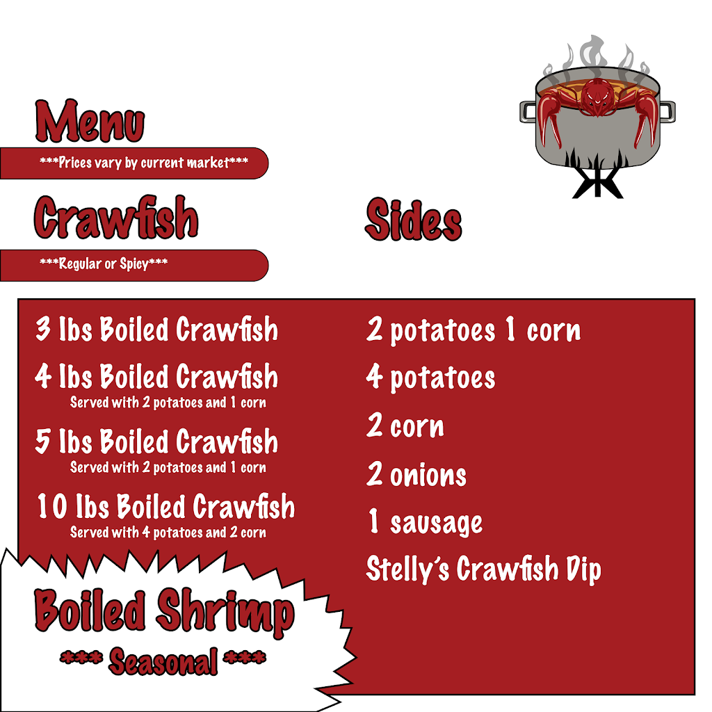 Stellys Boiling Spot | restaurant | 1120 Veterans Memorial Dr, Abbeville, LA 70510, USA | 3377400806 OR +1 337-740-0806