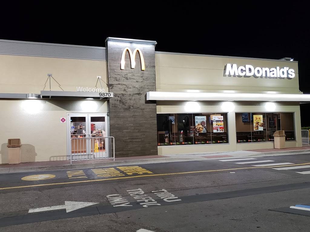 McDonalds | cafe | 9870 US-301, Riverview, FL 33569, USA | 8136776556 OR +1 813-677-6556