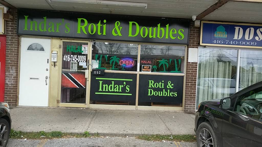 Indars Roti & Doubles | restaurant | 1152 Albion Rd, Etobicoke, ON M9V 1A8, Canada | 4167450009 OR +1 416-745-0009