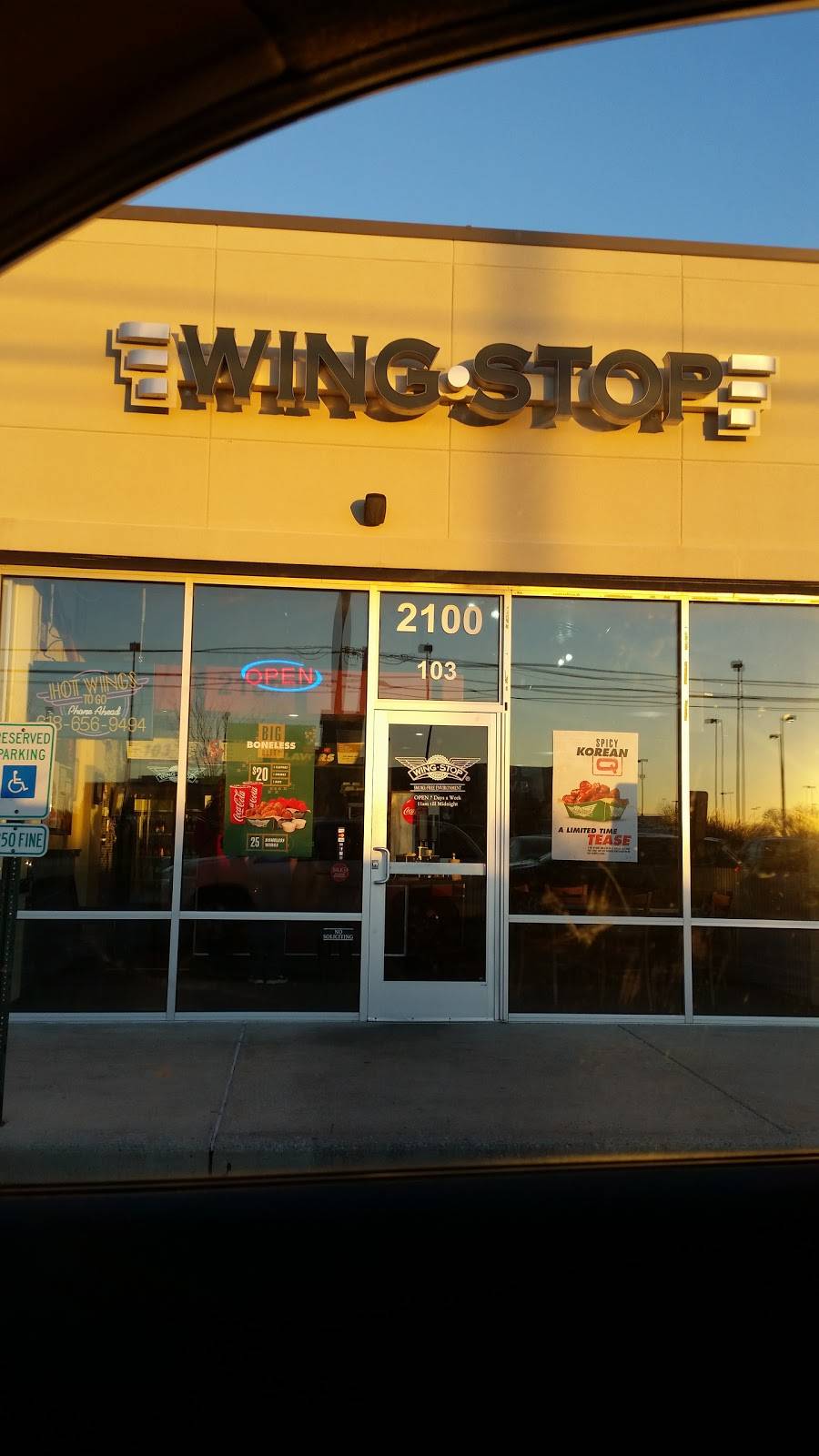 Wingstop | restaurant | 2100 Troy Rd Ste 103, Edwardsville, IL 62025, USA | 6186569494 OR +1 618-656-9494