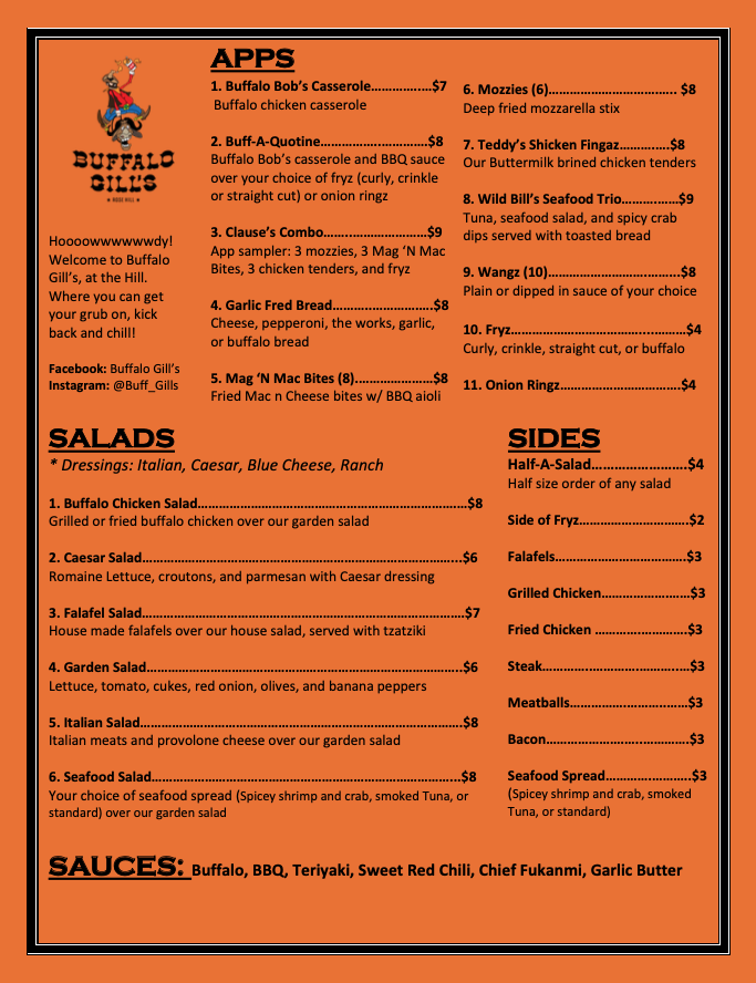 Buffalo Gills | restaurant | 222 Rose Hill Rd, South Kingstown, RI 02879, USA | 4017881088 OR +1 401-788-1088