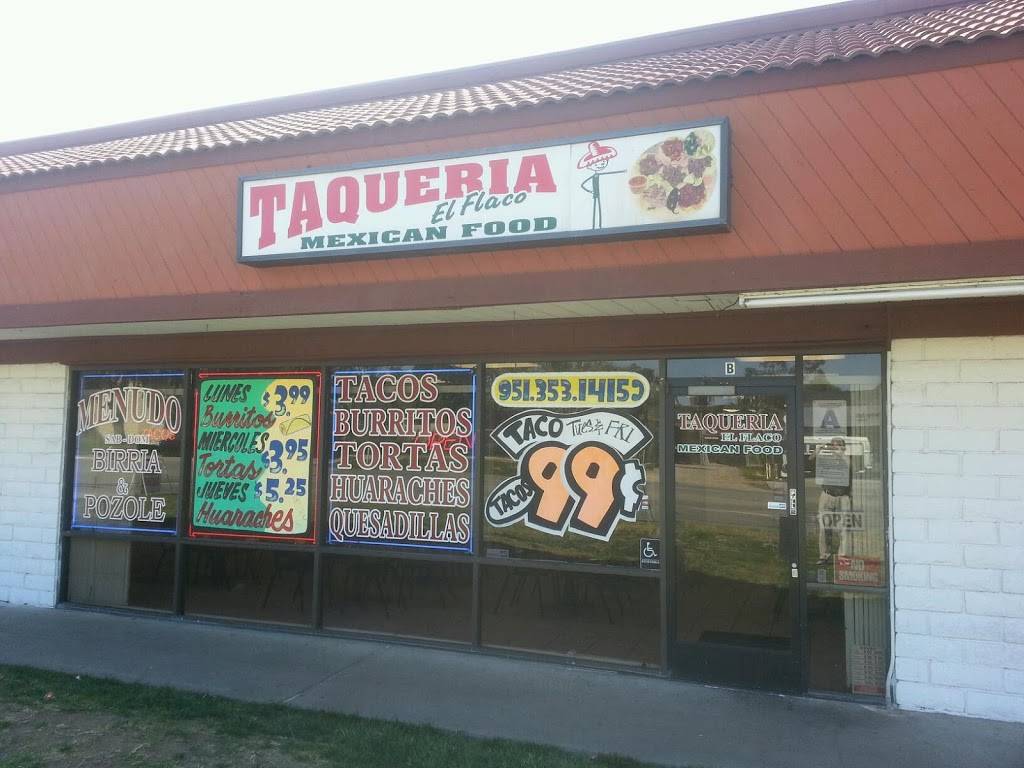 Taqueria El Flaco | restaurant | 4080 Tyler St, Riverside, CA 92503, USA | 9513531415 OR +1 951-353-1415
