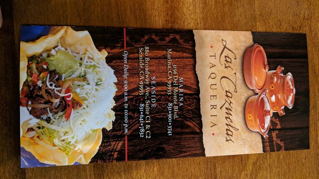 Las Cazuelas Taqueria | restaurant | 880 Broadway Ave, Seaside, CA 93955, USA | 8316417832 OR +1 831-641-7832
