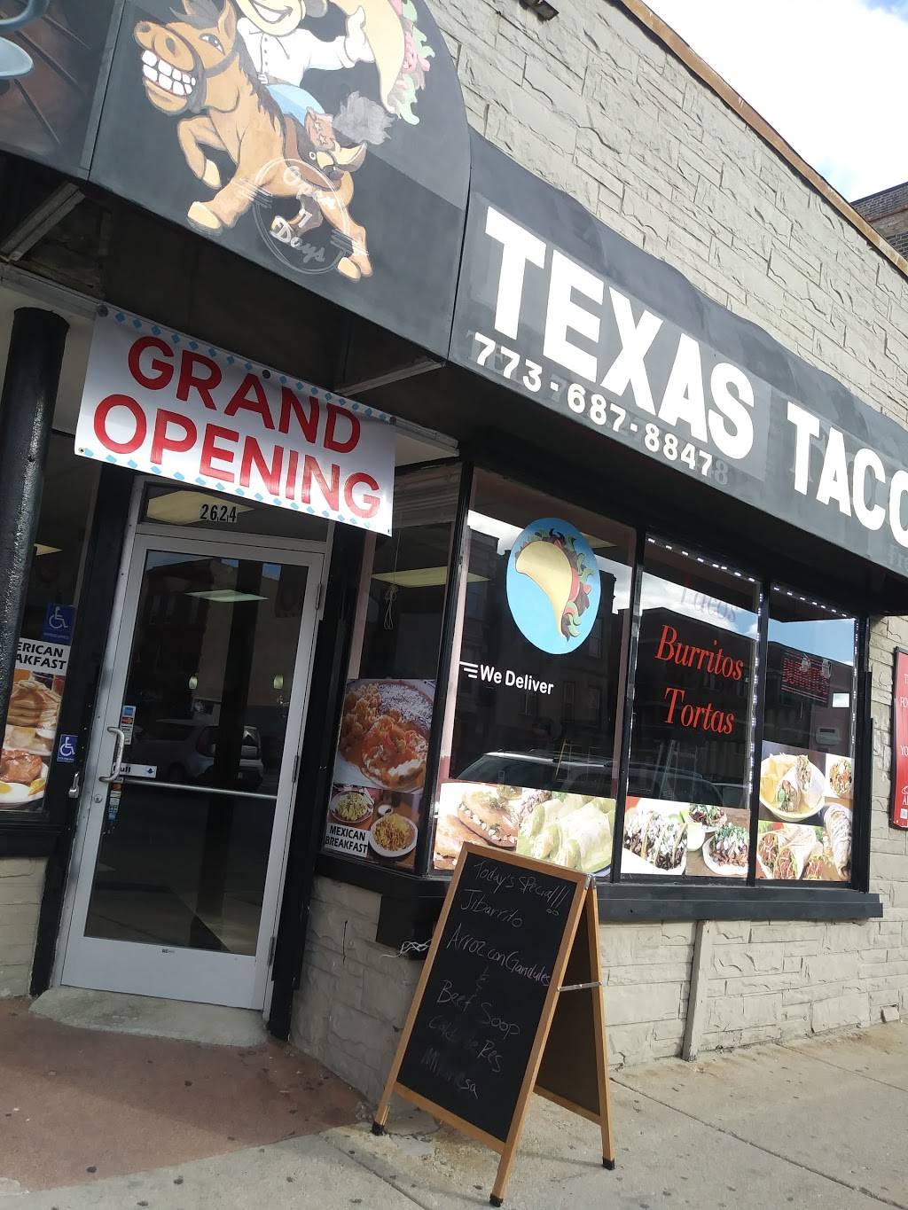 Texas Tacos | meal takeaway | 5235 2624, IL-64, Chicago, IL 60647, USA | 7736878847 OR +1 773-687-8847
