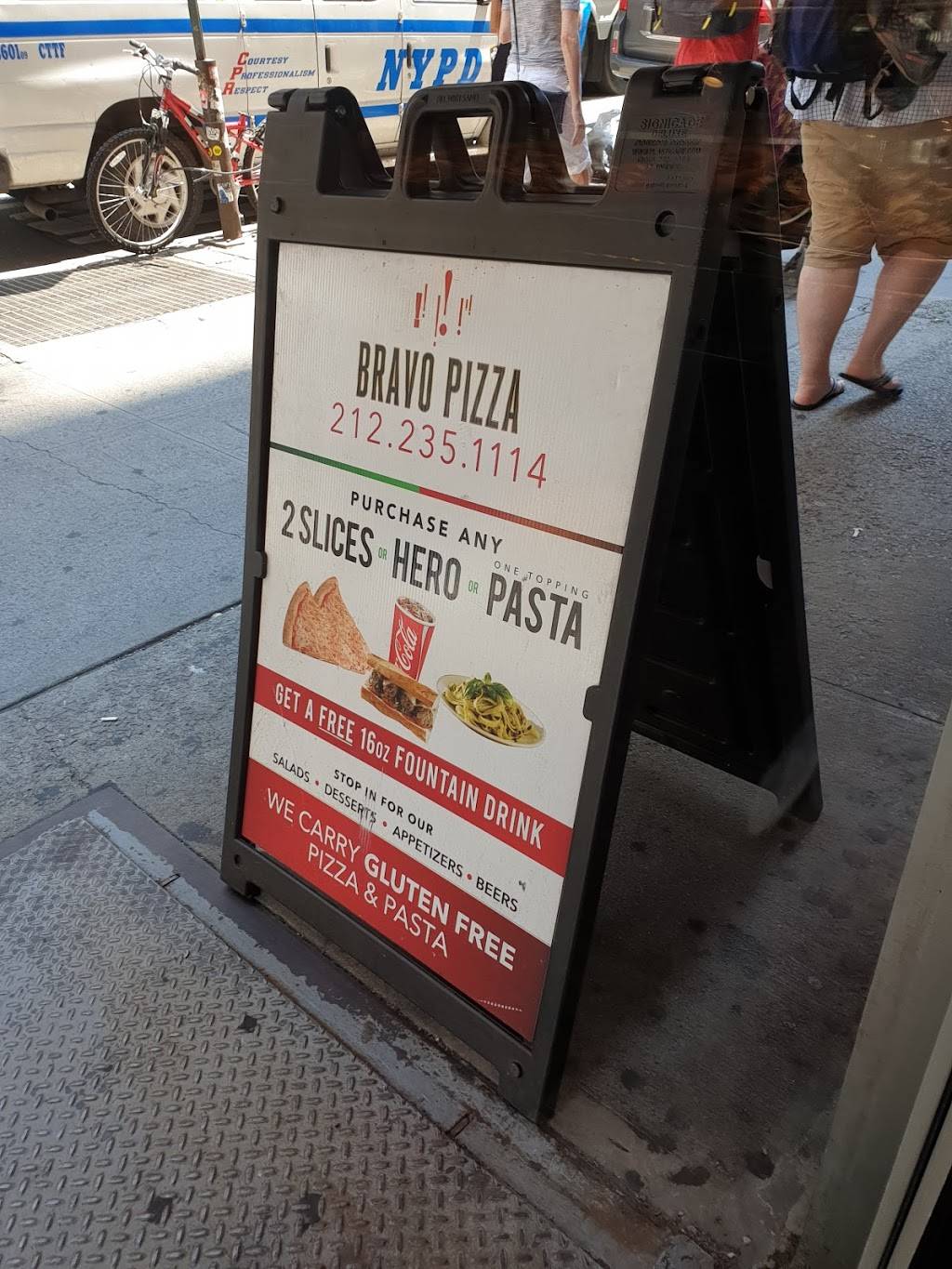 Bravo Pizza | restaurant | 360 7th Ave #5011, New York, NY 10001, USA | 2122351114 OR +1 212-235-1114