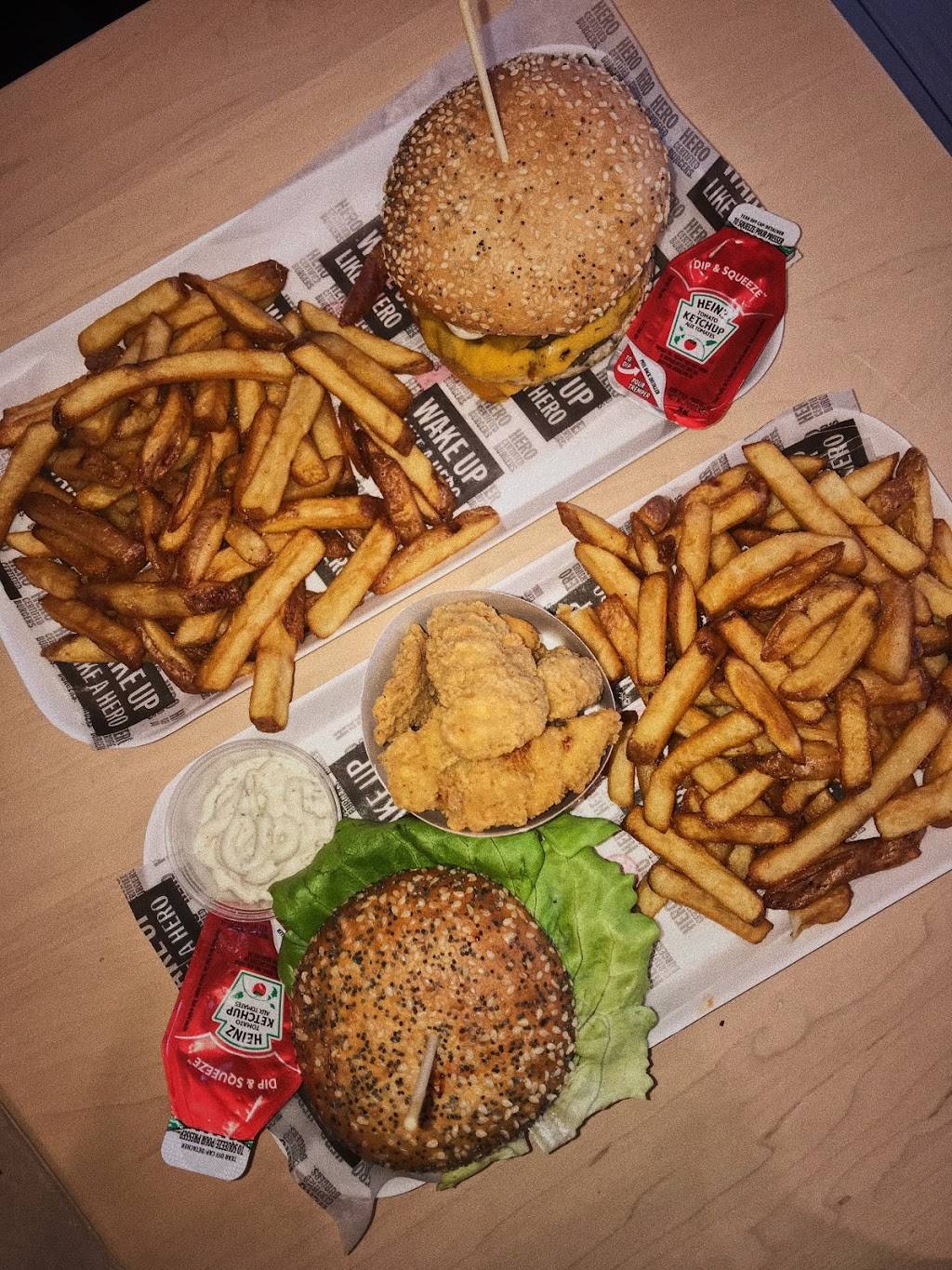 Hero Certified Burgers | restaurant | 3737 Major MacKenzie Dr W #105c, Woodbridge, ON L4H 0A2, Canada | 9053037144 OR +1 905-303-7144