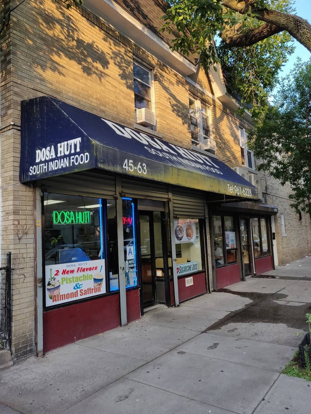 Dosa Hutt | restaurant | 4563 Bowne St, Flushing, NY 11355, USA | 7189615897 OR +1 718-961-5897