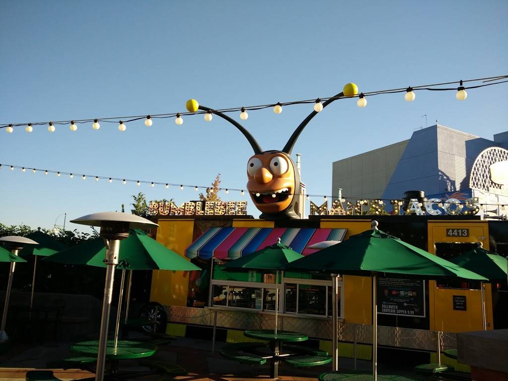 Bumblebee Mans Taco Truck | restaurant | 100 Universal City Plaza, Universal City, CA 91608, USA | 8008648377 OR +1 800-864-8377