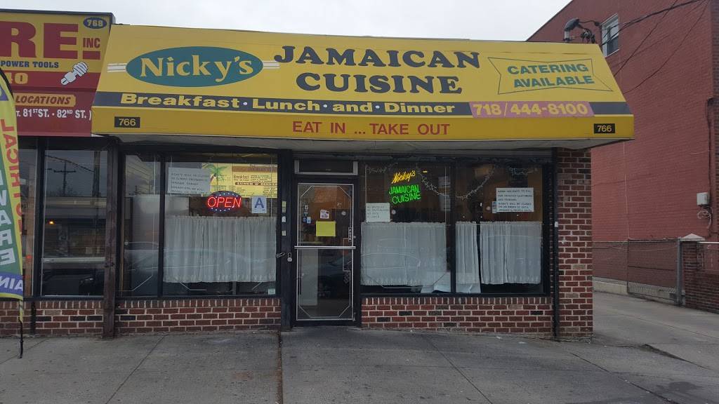 Nickys Jamaican Cuisine | restaurant | 766 E 80th St, Brooklyn, NY 11236, USA | 7184448100 OR +1 718-444-8100