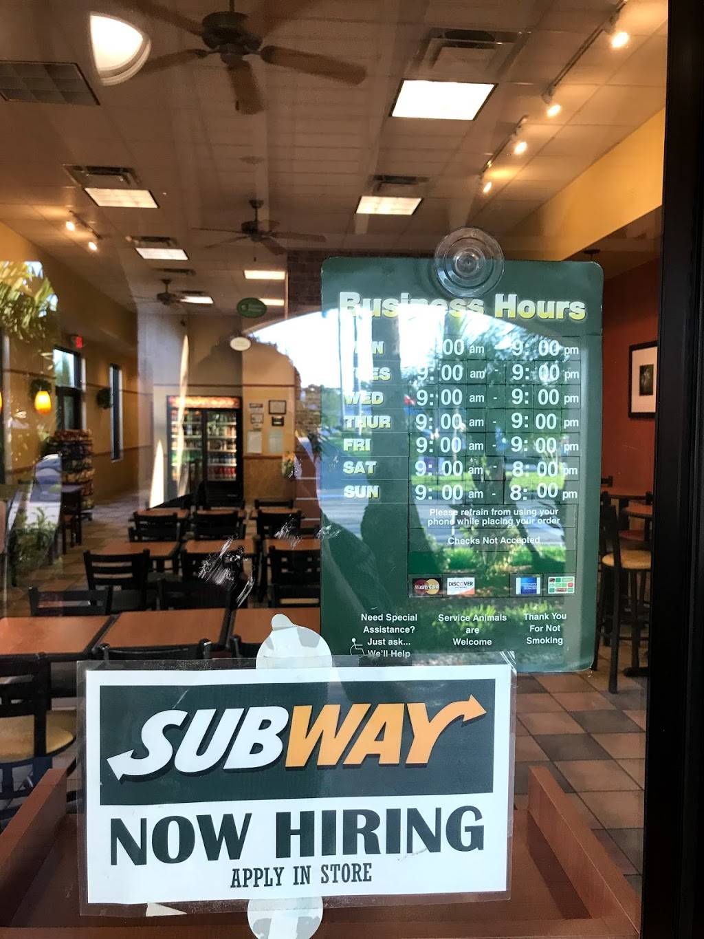 Subway Restaurants | restaurant | 1400 Colonial Blvd, Fort Myers, FL 33907, USA | 2392777700 OR +1 239-277-7700