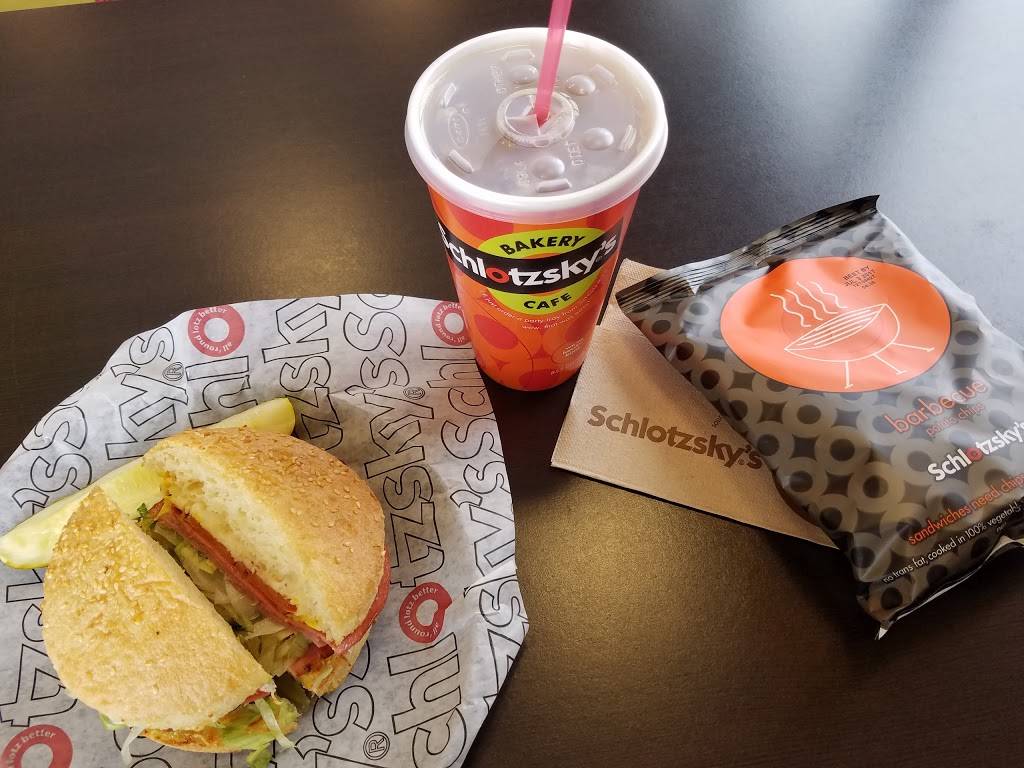 Schlotzskys | bakery | 9624 E Arapahoe Rd, Greenwood Village, CO 80112, USA | 7202665200 OR +1 720-266-5200