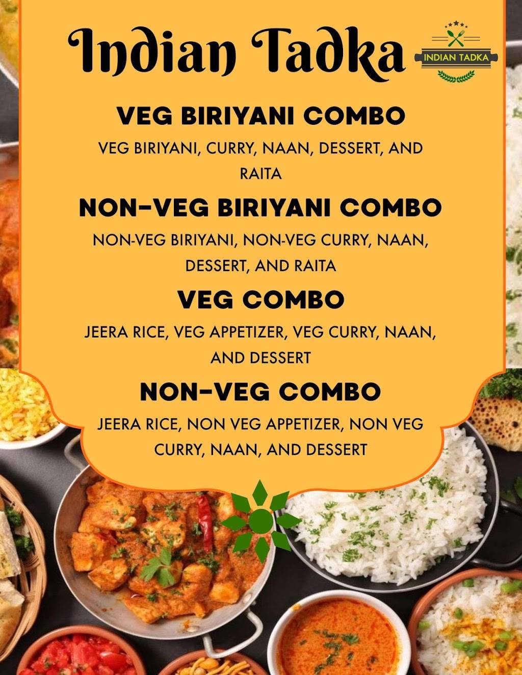 Indian Tadka | restaurant | 1082 E El Camino Real #7, Sunnyvale, CA 94087, USA | 4082466000 OR +1 408-246-6000