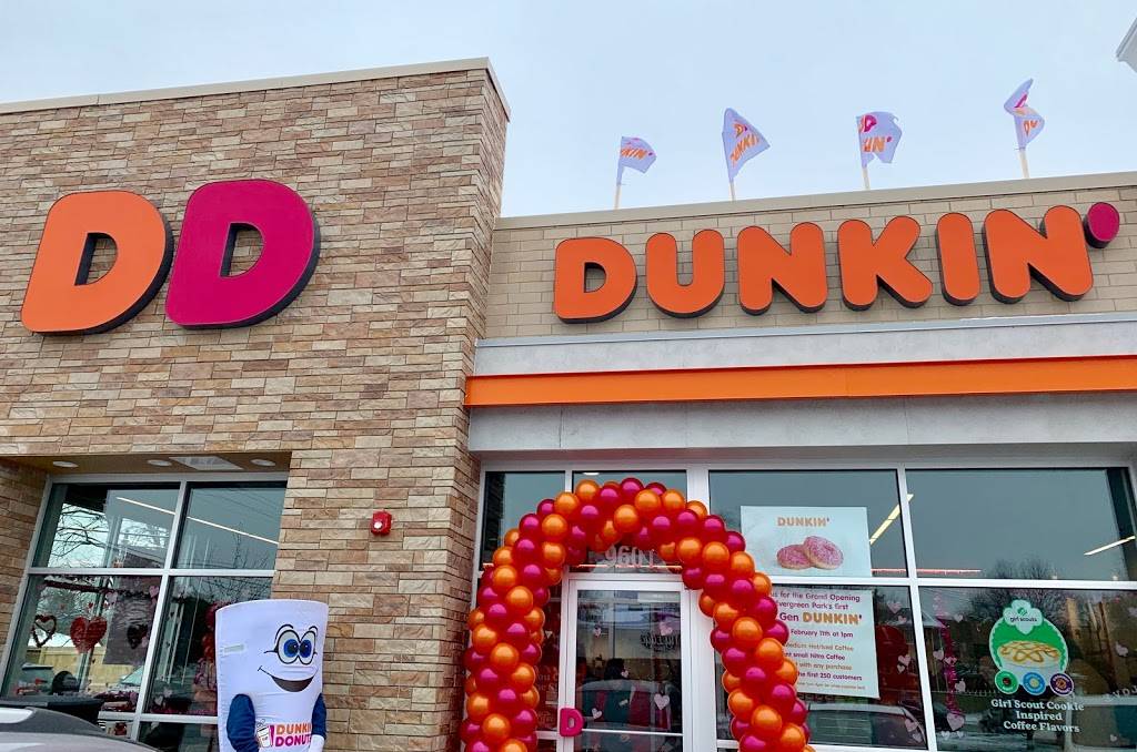 Dunkin | cafe | 9601 S Pulaski Rd, Evergreen Park, IL 60805, USA | 7085814102 OR +1 708-581-4102