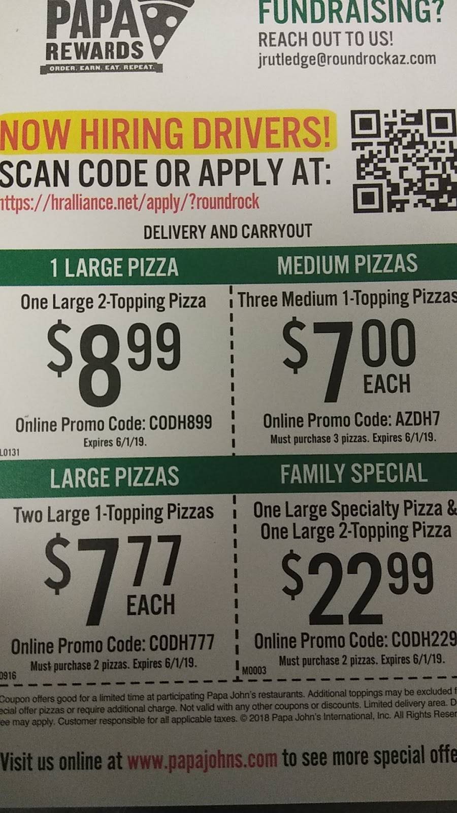 Papa Johns Pizza | restaurant | 1813 E Southern Ave, Tempe, AZ 85282, USA | 4808318500 OR +1 480-831-8500