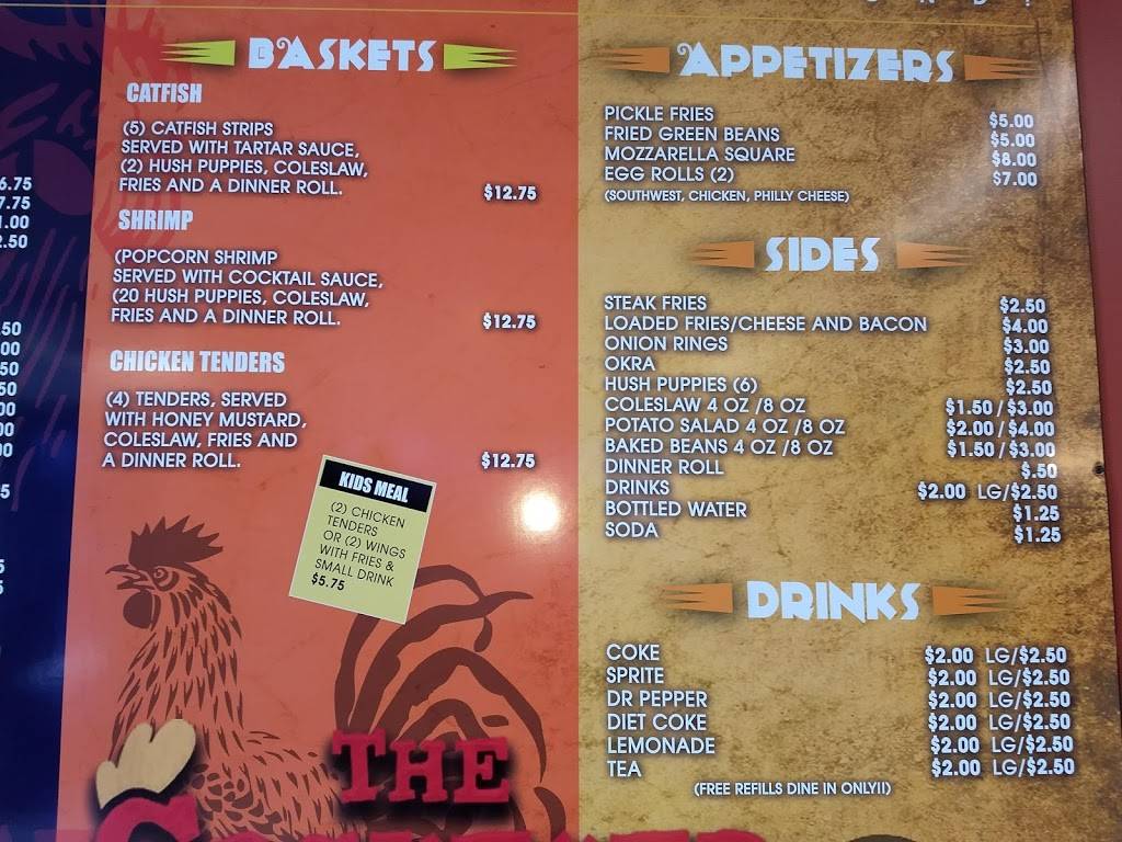 Cockeyed Rooster | restaurant | 8050 Dexter Rd Suite 105, Memphis, TN 38016, USA | 9014356928 OR +1 901-435-6928