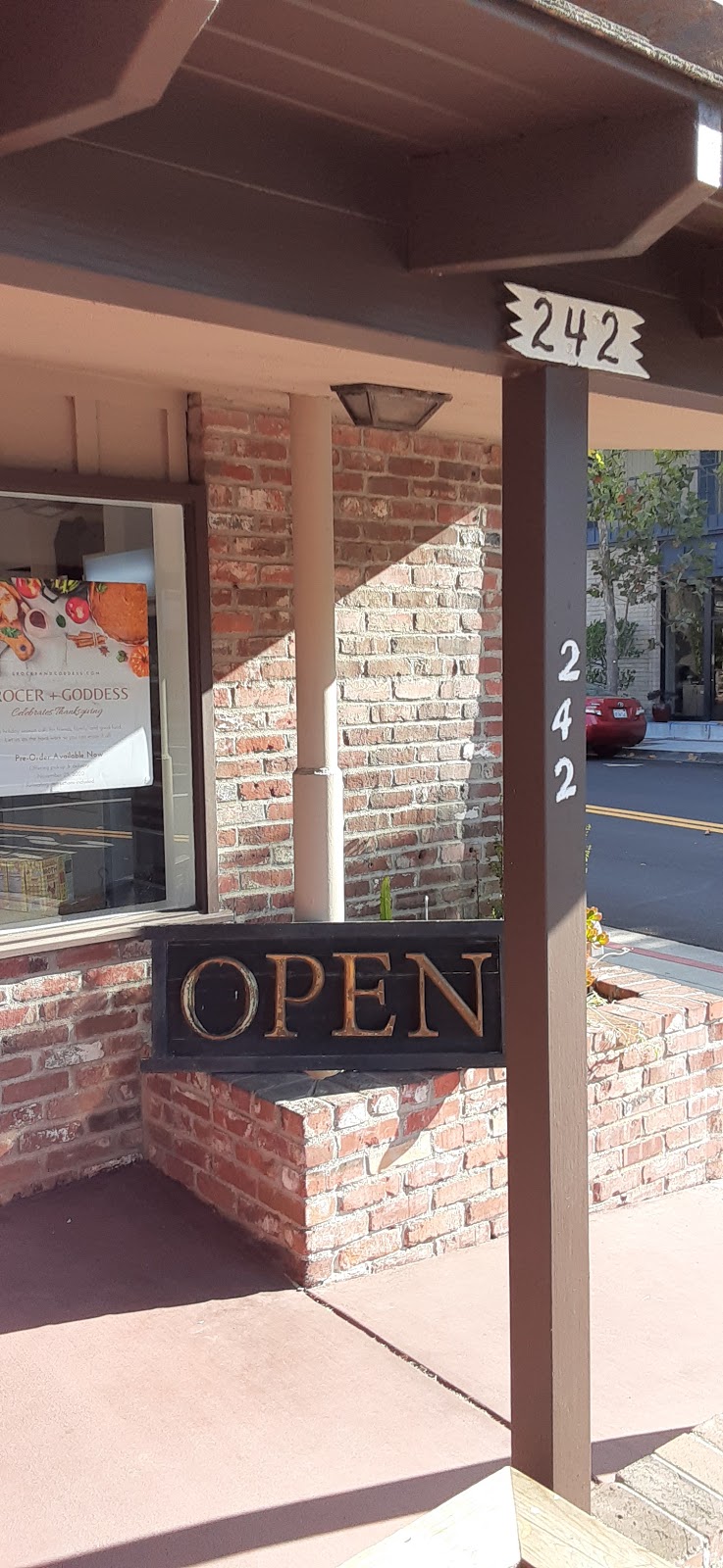 Grocer + Goddess | restaurant | 242 N Santa Cruz Ave, Los Gatos, CA 95030, USA | 4084025941 OR +1 408-402-5941