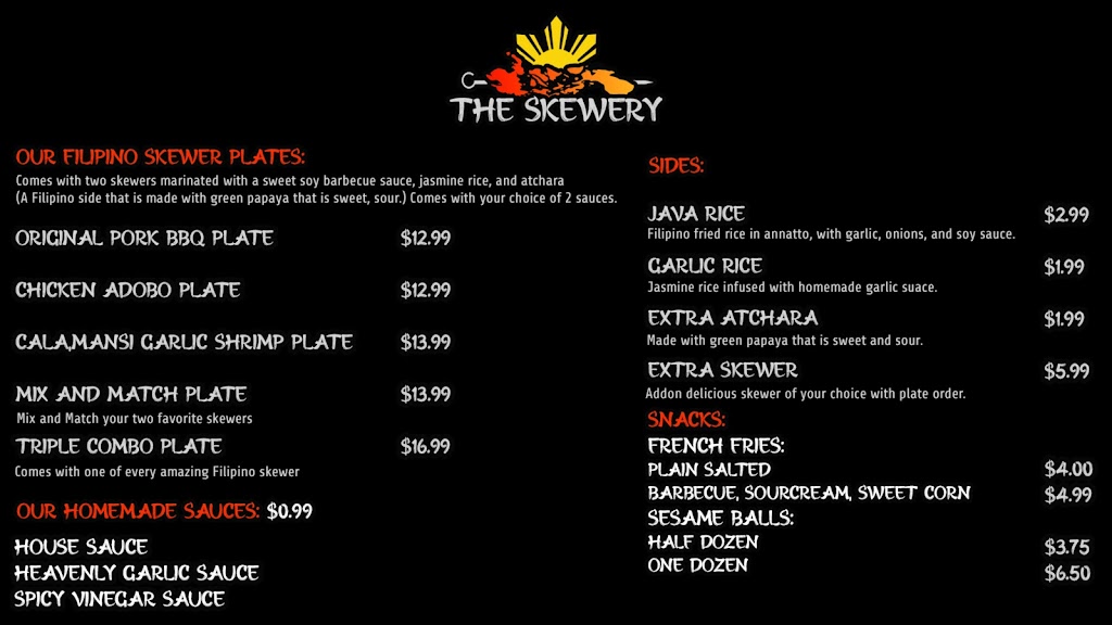 The Skewery | restaurant | 29851 Aventura # G, Rancho Santa Margarita, CA 92688, USA | 9492455098 OR +1 949-245-5098