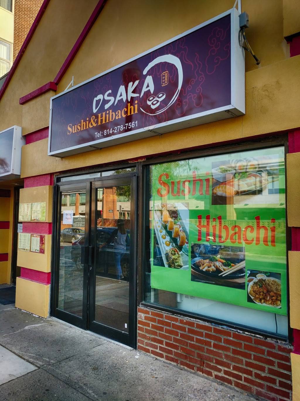 Osaka | meal takeaway | 450 E College Ave, State College, PA 16801, USA | 8142787561 OR +1 814-278-7561