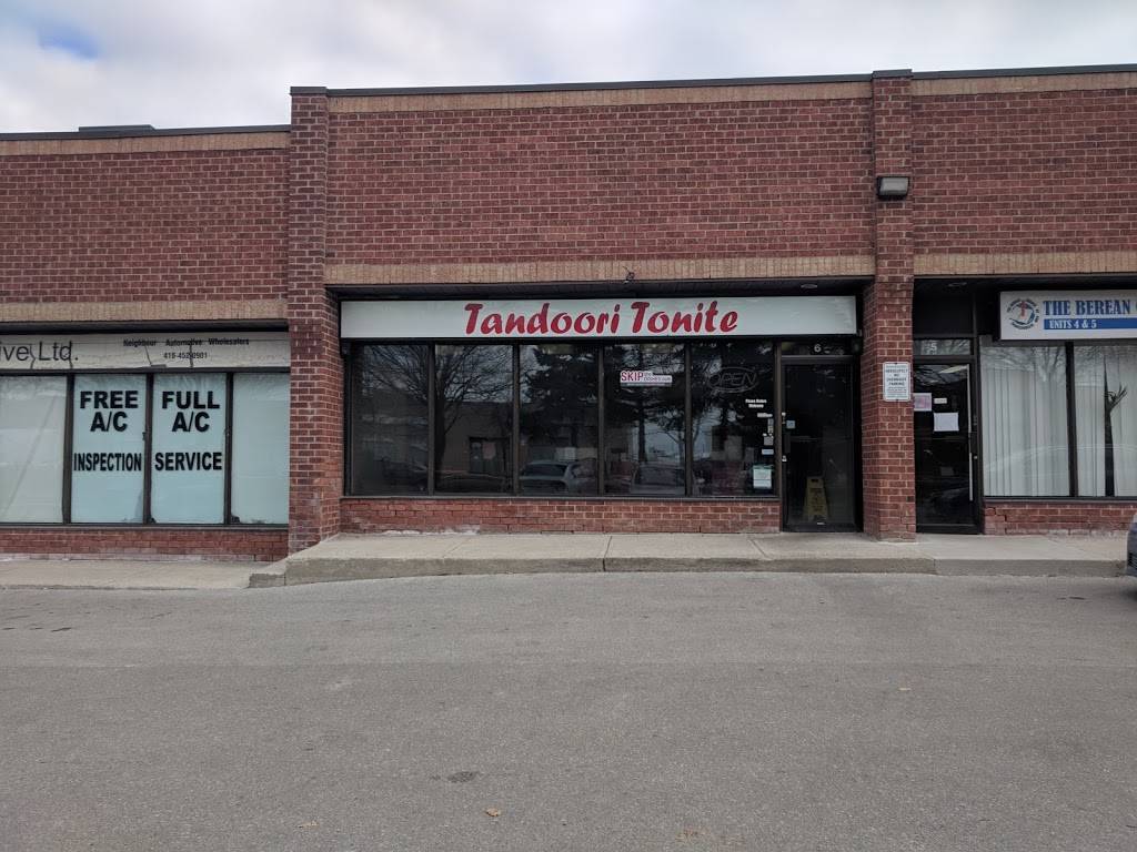 Tandoori Tonite | restaurant | 15 Fisherman Dr, Brampton, ON L7A 1B7, Canada | 9054954403 OR +1 905-495-4403