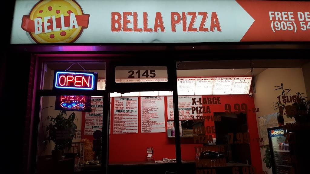 Bella Pizza - King St | restaurant | 2145 King St E, Hamilton, ON L8K 1W5, Canada | 9055441444 OR +1 905-544-1444