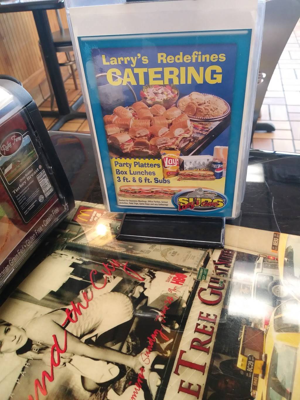 Larrys Giant Subs | restaurant | 12C Euharlee Rd SW, Cartersville, GA 30120, USA | 6783352199 OR +1 678-335-2199