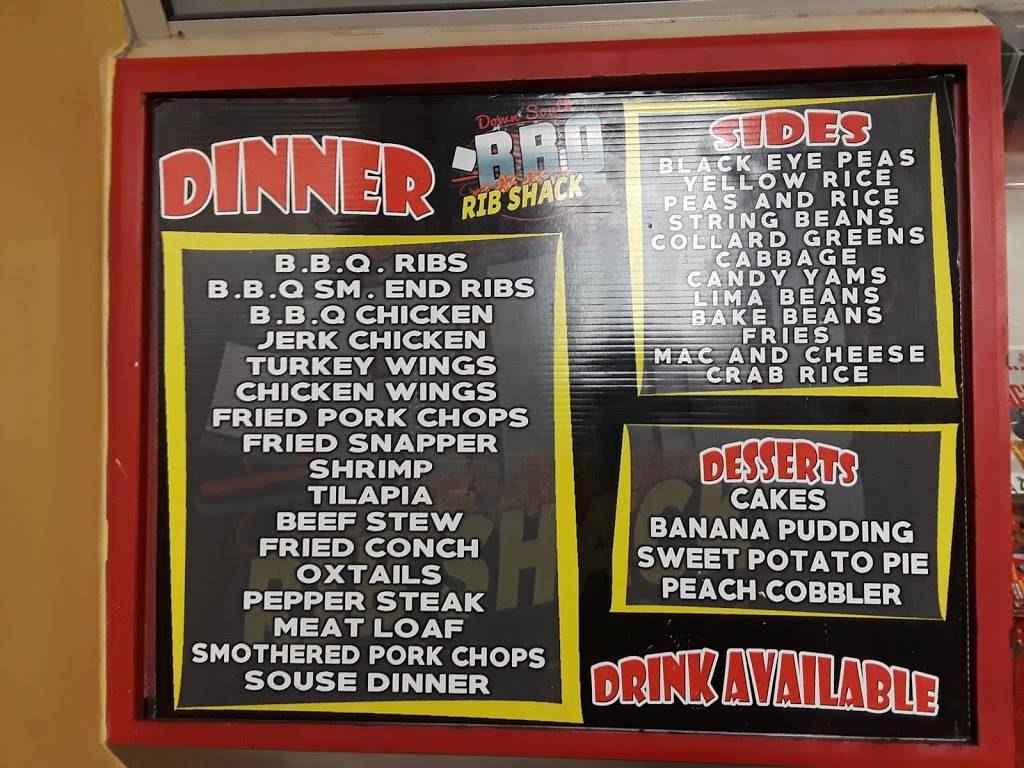 Down South BBQ Rib Shack | restaurant | 11100 SW 216th St, Miami, FL 33170, USA | 7862789729 OR +1 786-278-9729