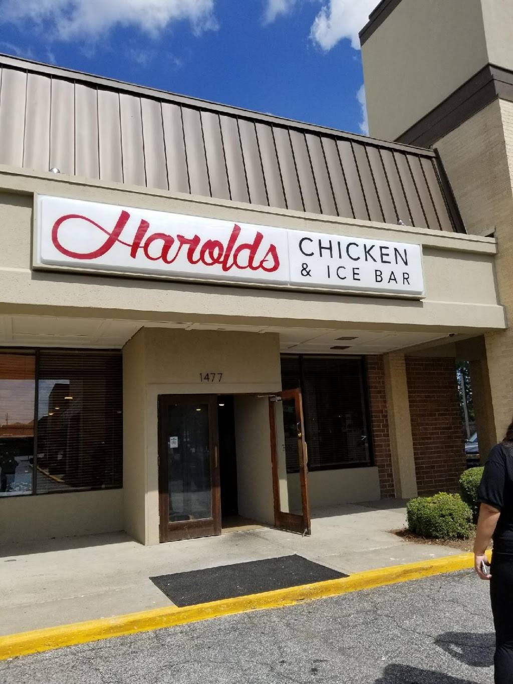 Harolds Chicken & Ice Bar | restaurant | 1477 Roswell Rd, Marietta, GA 30062, USA | 7707267779 OR +1 770-726-7779